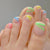 12 Sizes-24 Pcs Press On Nails JP1659