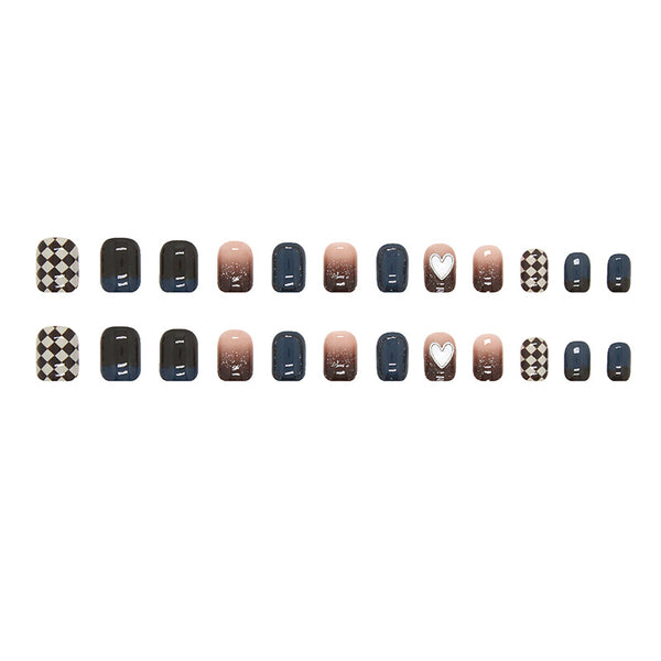 12 Sizes-24 Pcs Press On Nails Z558