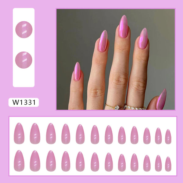 12 Sizes-24 Pcs Press On Nails W1331
