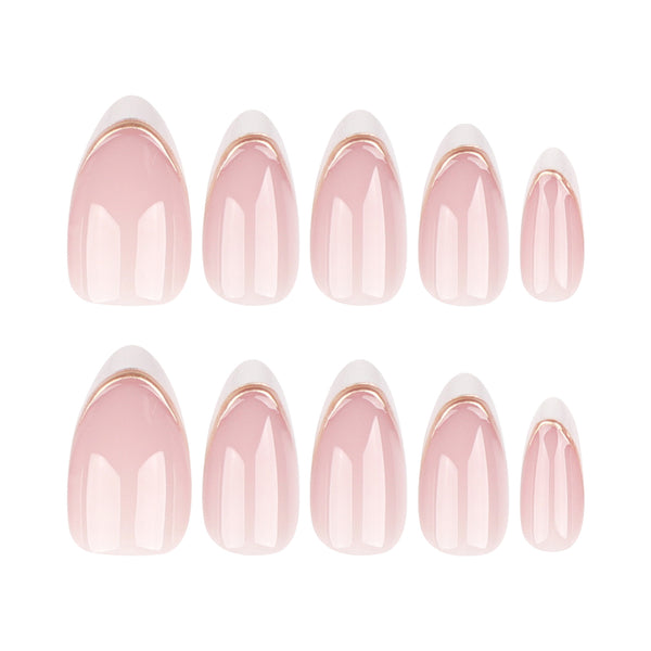 12 Sizes-24 Pcs Press On Nails JP3444