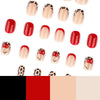 12 Sizes-24 Pcs Press On Nails JP4156