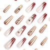 12 Sizes-24 Pcs Press On Nails JP2842