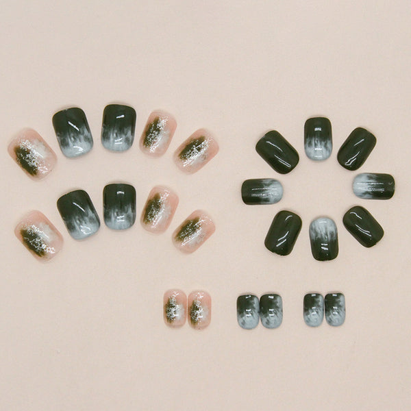 12 Sizes-24 Pcs Press On Nails R776