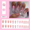 12 Sizes-24 Pcs Press On Nails W410