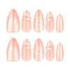 12 Sizes-24 Pcs Press On Nails JP3932