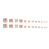 12 Sizes-24 Pcs Press On Nails F083