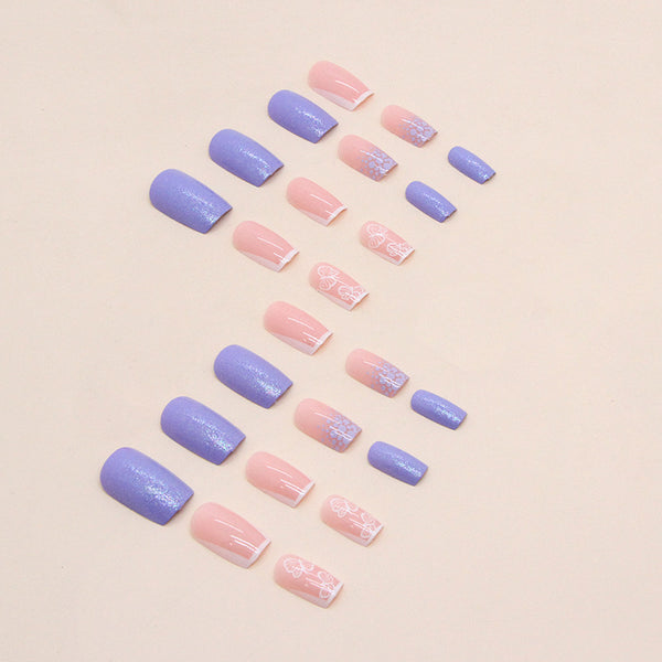 12 Sizes-24 Pcs Press On Nails W575