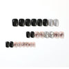 12 Sizes-24 Pcs Press On Nails JP2319
