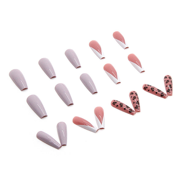 12 Sizes-24 Pcs Press On Nails W234