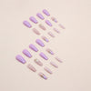 12 Sizes-24 Pcs Press On Nails Z714
