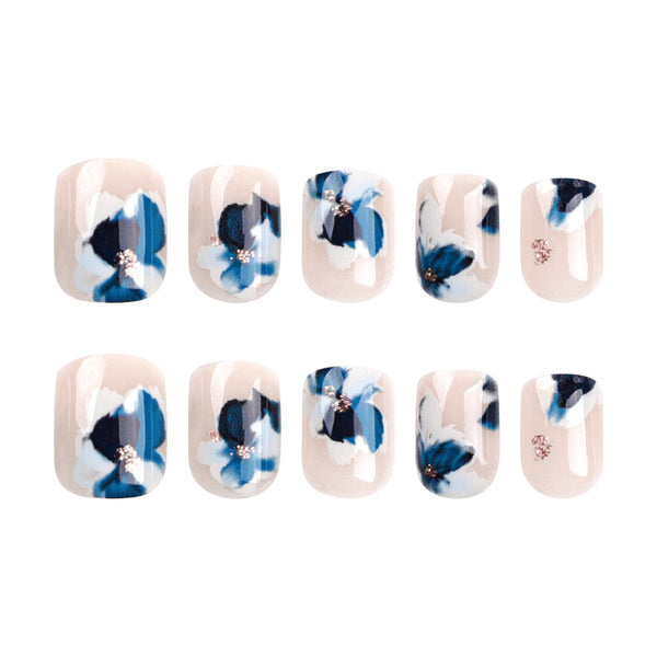 12 Sizes-24 Pcs Press On Nails JP3094