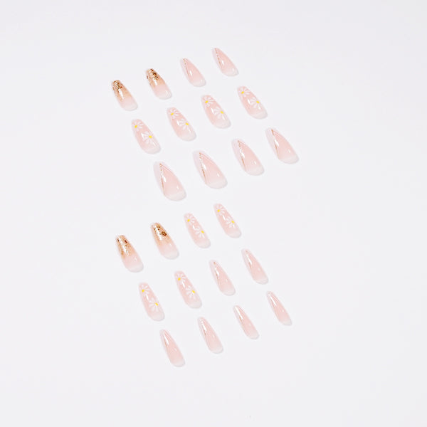 12 Sizes-24 Pcs Press On Nails JP1426