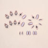 12 Sizes-24 Pcs Press On Nails W970