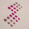 12 Sizes-24 Pcs Press On Nails W1385