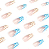 12 Sizes-24 Pcs Press On Nails JP1587