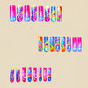 12 Sizes-24 Pcs Press On Nails Y456