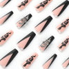 12 Sizes-24 Pcs Press On Nails JP2283