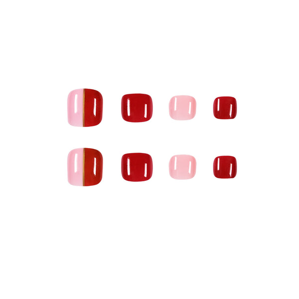 12 Sizes-24 Pcs Press On Nails JP1065