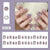 12 Sizes-24 Pcs Press On Nails My160
