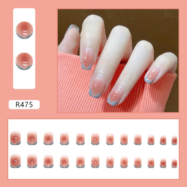 12 Sizes-24 Pcs Press On Nails R475