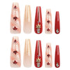12 Sizes-24 Pcs Press On Nails JP2845