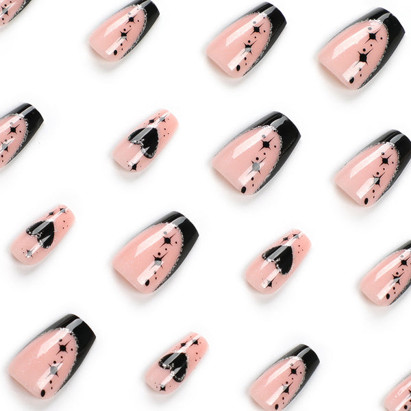 12 Sizes-24 Pcs Press On Nails JP2723