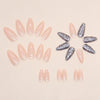 12 Sizes-24 Pcs Press On Nails W1166