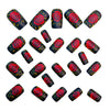12 Sizes-24 Pcs Press On Nails Y1777