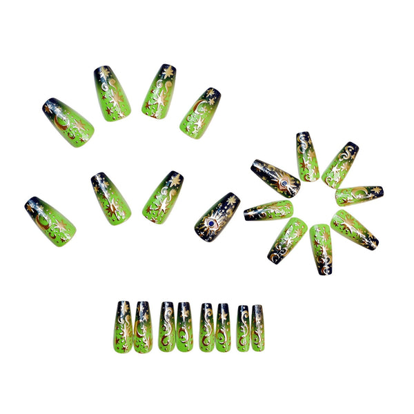 12 Sizes-24 Pcs Press On Nails Y1940