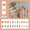 12 Sizes-24 Pcs Press On Nails Z455