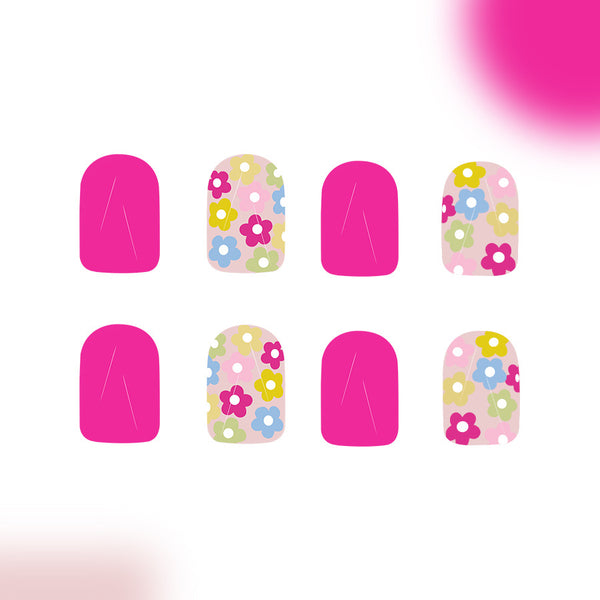 12 Sizes-24 Pcs Press On Nails C810