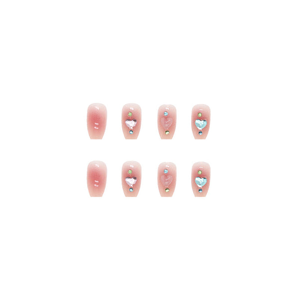 12 Sizes-24 Pcs Press On Nails Z327