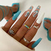 12 Sizes-24 Pcs Press On Nails W199