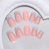 12 Sizes-24 Pcs Press On Nails W1964