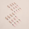 12 Sizes-24 Pcs Press On Nails W512