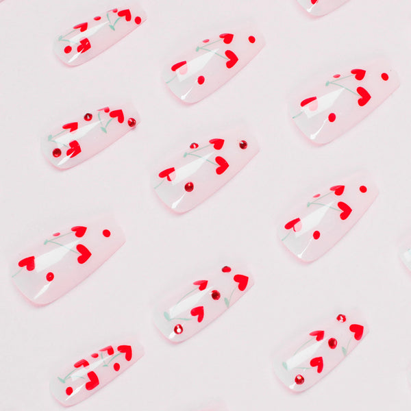12 Sizes-24 Pcs Press On Nails JP1601