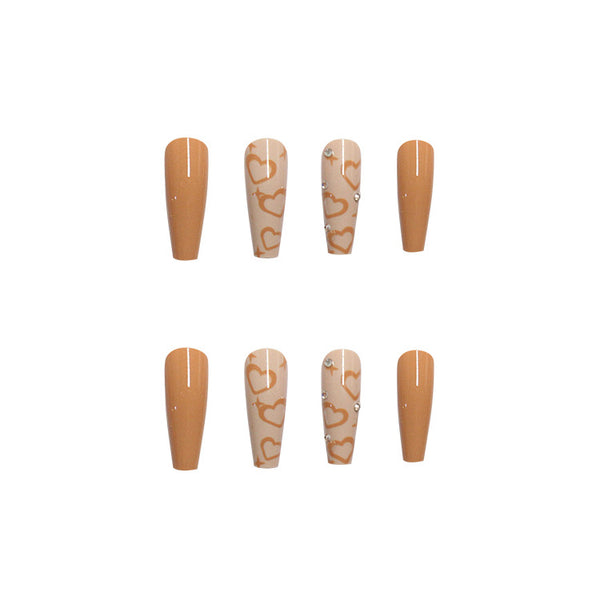 12 Sizes-24 Pcs Press On Nails Z065