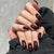 12 Sizes-24 Pcs Press On Nails CF051