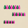 12 Sizes-24 Pcs Press On Nails Y1202