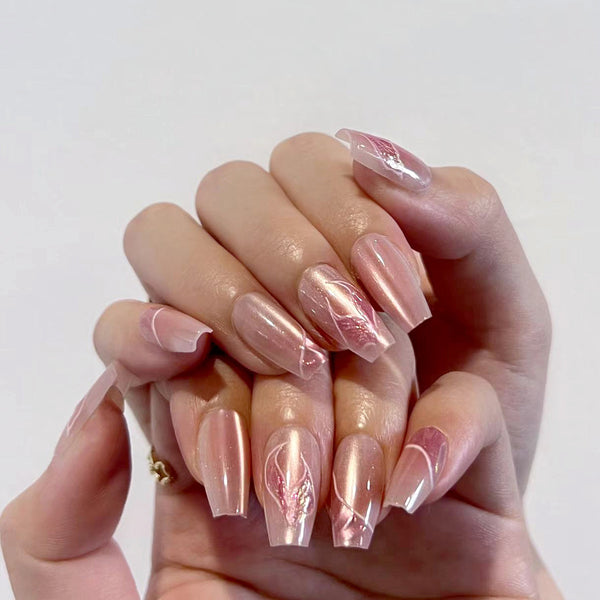 12 Sizes-24 Pcs Press On Nails SP124