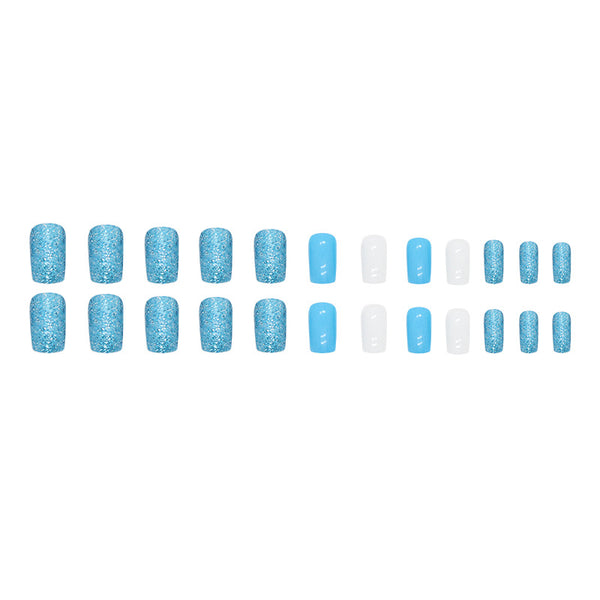 12 Sizes-24 Pcs Press On Nails W549