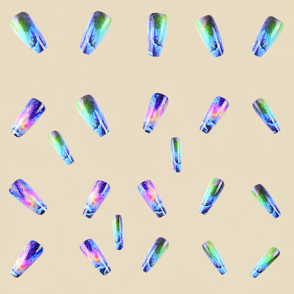 12 Sizes-24 Pcs Press On Nails Y435-1