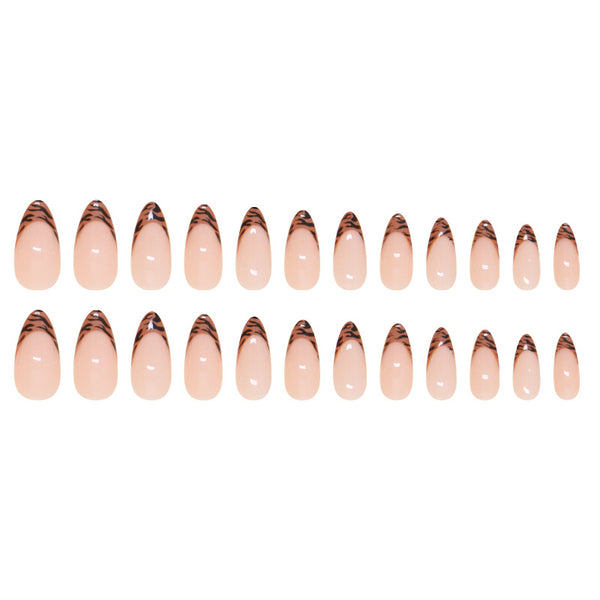 12 Sizes-24 Pcs Press On Nails W1775