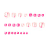 12 Sizes-24 Pcs Press On Nails JP1633
