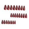 12 Sizes-24 Pcs Press On Nails JP3141