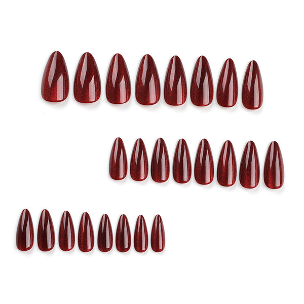 12 Sizes-24 Pcs Press On Nails JP3141