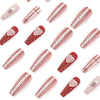 12 Sizes-24 Pcs Press On Nails JP1917