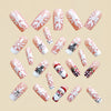 12 Sizes-24 Pcs Press On Nails Y1208