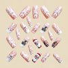 12 Sizes-24 Pcs Press On Nails Y1208