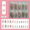 12 Sizes-24 Pcs Press On Nails Z1009